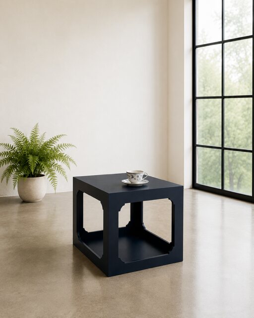Custom dark side table